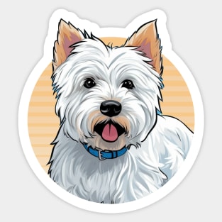 West Highland Terrier Tribute Westie Sticker